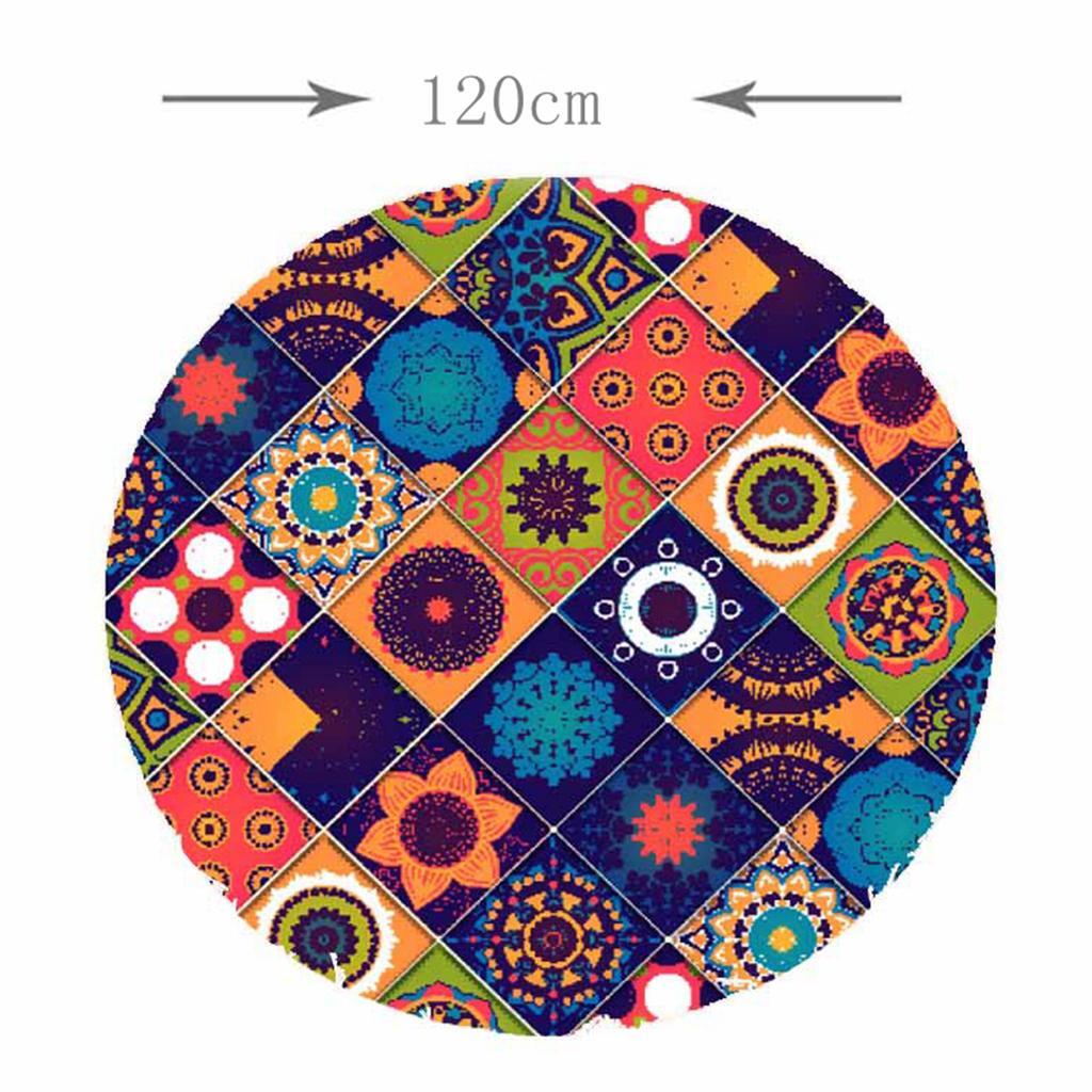 Tischdecken mit elastischem Rand und wasserfester Rückseite 