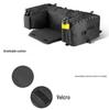 Heavy Duty Waterproof Oxford Cloth ATV Saddle Bag with Zipper, Buckle Closure & Adjustable Shoulder Strap