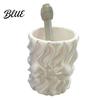 3D Printed Pencil Holder Silk Texture Pen Holder Desk Organizer for Brushes Stationery