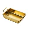 Square Stainless Steel Serving Tray