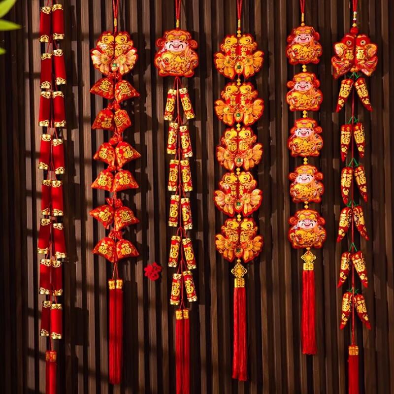2025 Chinese New Year Chili Firecracker String Decor