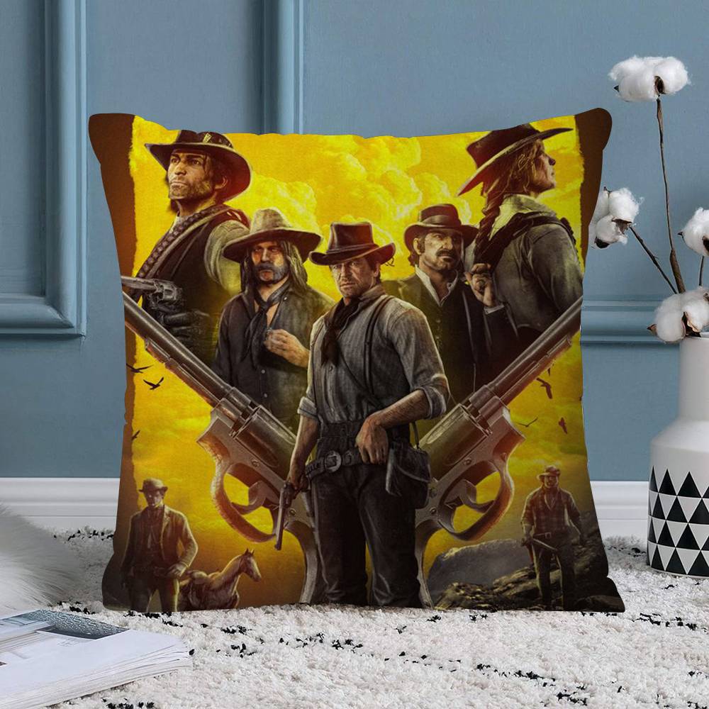 Game TVRedDeadRedemption  Cushion Cover Decorative Pillow Sofa Home Decor case pillow cases