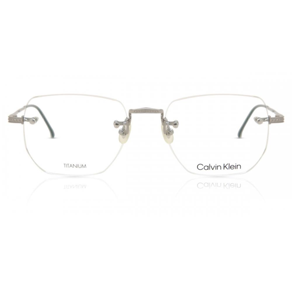 

Calvin Klein Ck22112t 045 Unisex Eyeglasses Silver/51-20-145