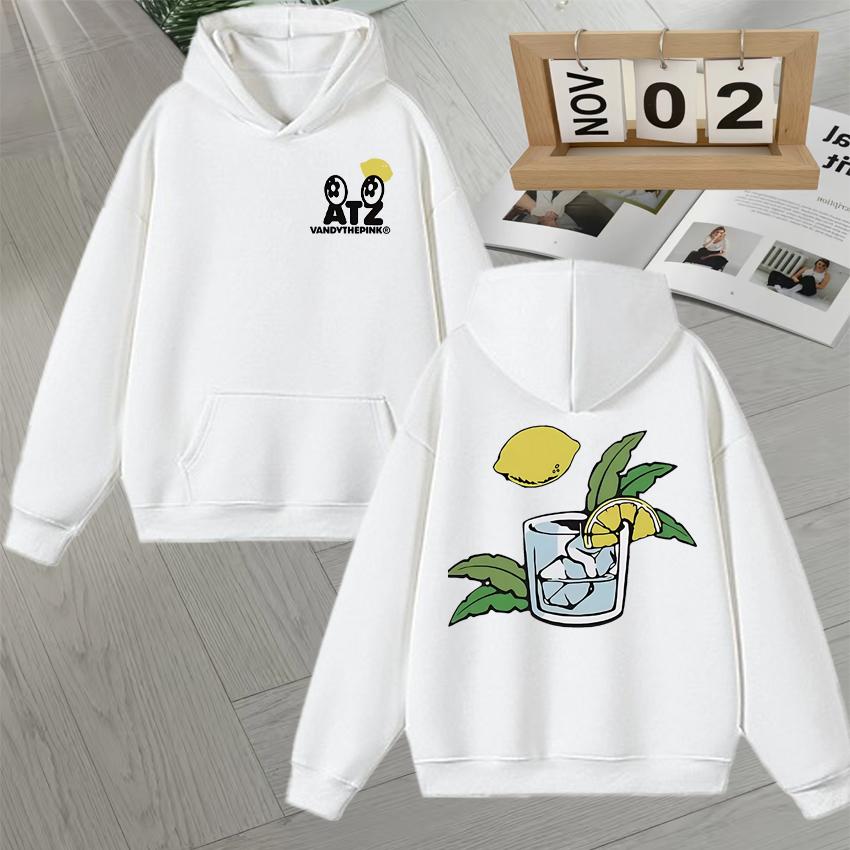 Hot Fashion Ateez Lemon Drop New Album Hoodies Men Women Casual Style Fleece Unisex High Quality Oversizcasual Sweatshirts