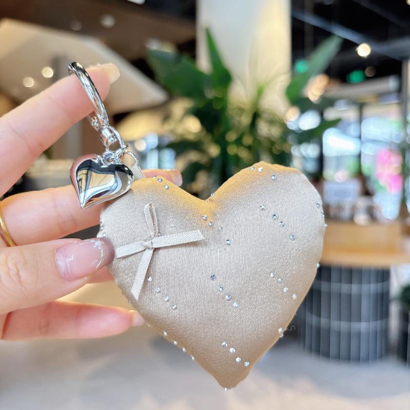 

1 шт. Подвеска для сумки с бантом из страз, Парный стиль для девушки, Простой, Любовь, Школьная сумка, Женский, Подходит ко всему, Подвеска для сумки A3