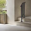 VEVOR Handrails for Outdoor Steps, 1-2 Step Stair Hand Rail Kit, Transitional Carbon Steel Railings with Installation Kit, Stair Rails for Seniors