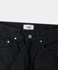 Lambeulla Bgn Semi-Wide Denim Pants [Black]