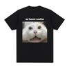 My Honest Reaction TShirt Funny Cat Meme Graphic Printed Unisex Women Clothing Tshirts Fashion Casual Cotton Short Sleeve T Shirt