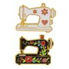 Easy to Wear Sewing Machine Pin Cartoon Inspired Brooch Strong Pin Back Decoration for Garments Bags Unique Gift