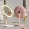 Lighting Makeup Mirrors Desktop Mirror Living Room Portable Dressing Table Accessories Household Foldable Aesthetic Ornaments