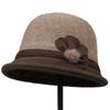 Mom Hat Lady New Autumn and Winter Foreign Style Grandma Bucket Hat Winter Models In the Elderly Old Lady Warm Hat