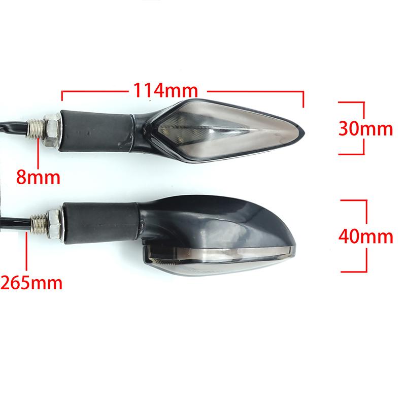 Motorcycle LED Turn Signal 12V ABS Scooter Flashing Light Universal for CFMOTO 150 250 450 650 NK Suzuki SV400 SV650 V-Strom