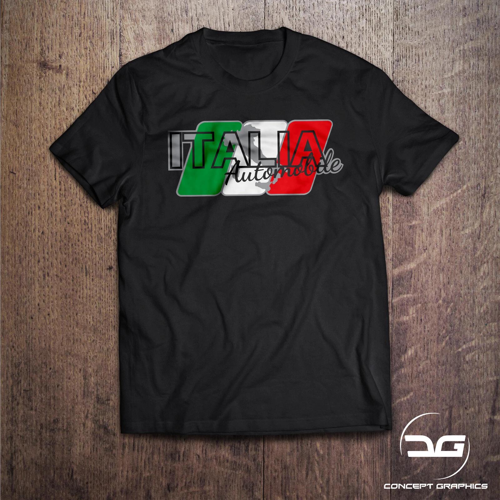 Italia Automobile Classic Italy Flag 500 Novelty Motorsport Euro DUB Car T-Shirt M
