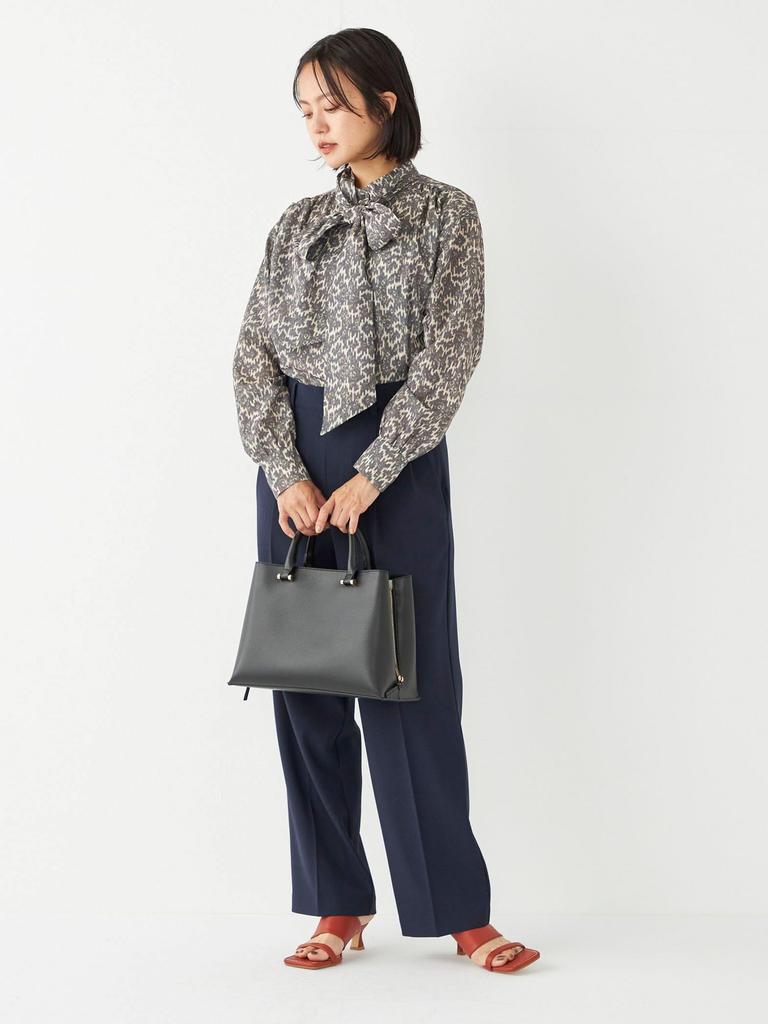 Ships Colors Women's Machine Washable Two-Tuck Straight Pants, Navy, Size 223140004