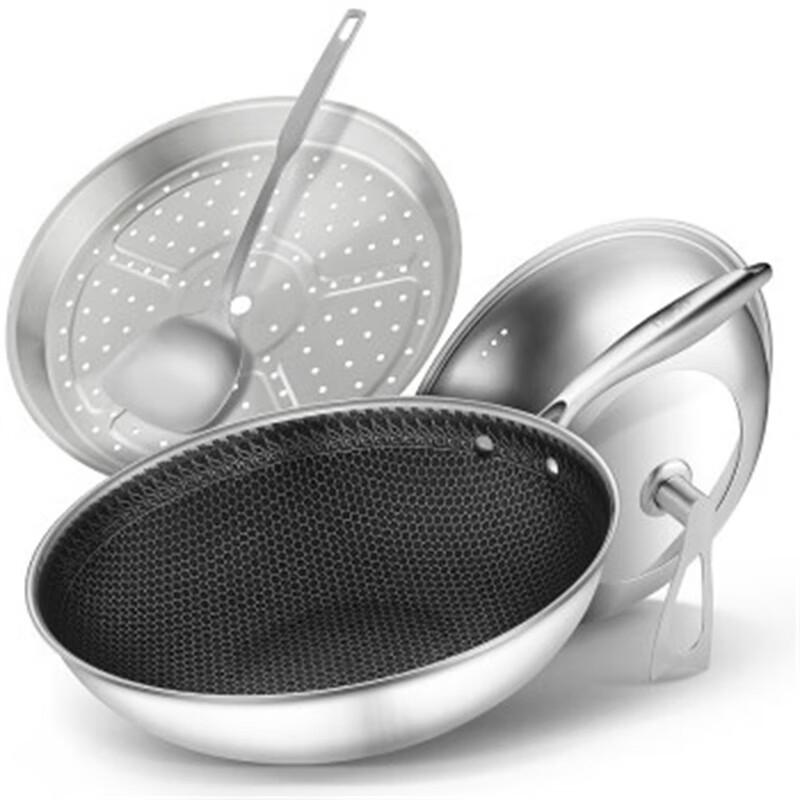 

Debo-D Antonio 304 Stainless Steel Honeycomb Non-stick Wok