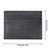 Suede Slim Card Holder With Multiple Card Slots Credit Bank Card Small Man Purses Perfect For Daily Commute Business Travel