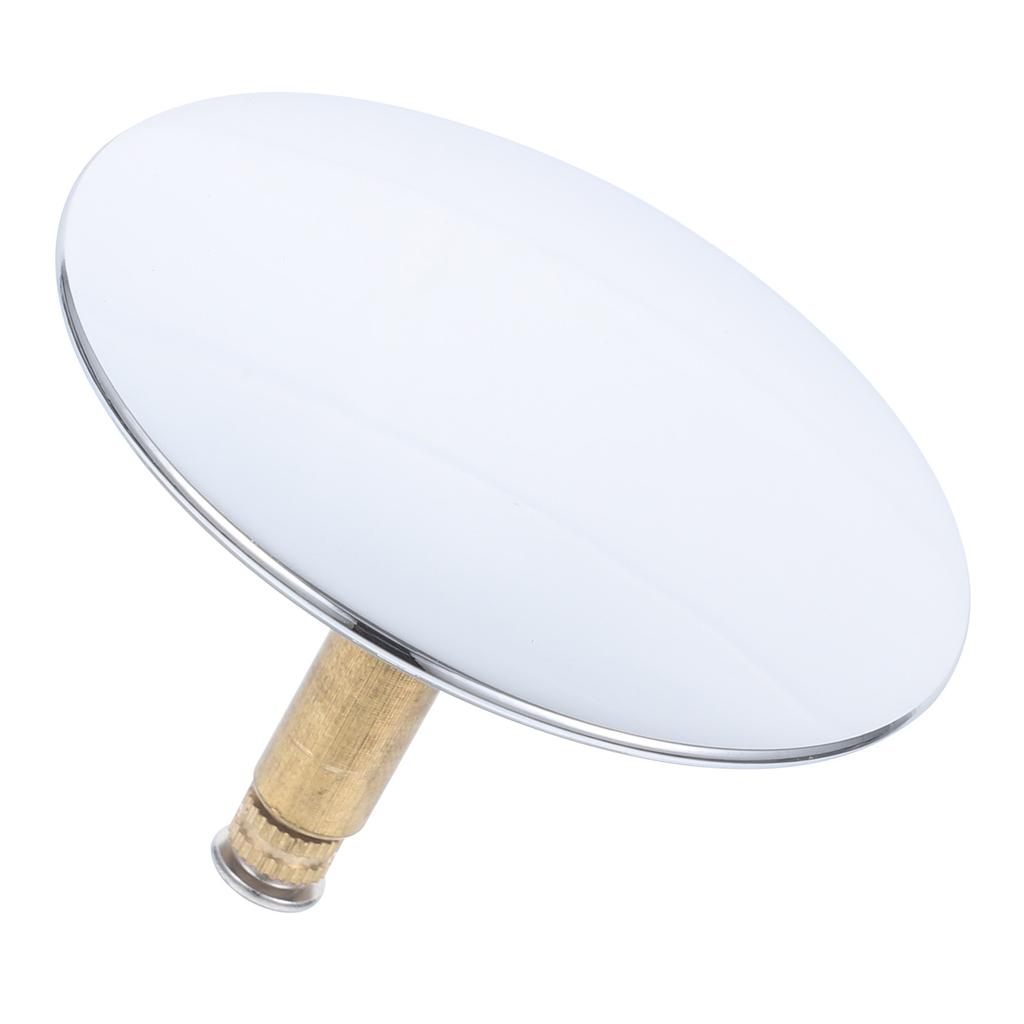High Grade Copper Bathtub Drain Stopper Bathroom Sink Plug Smooth Draining Anti-Clog Design Hair Press Seal