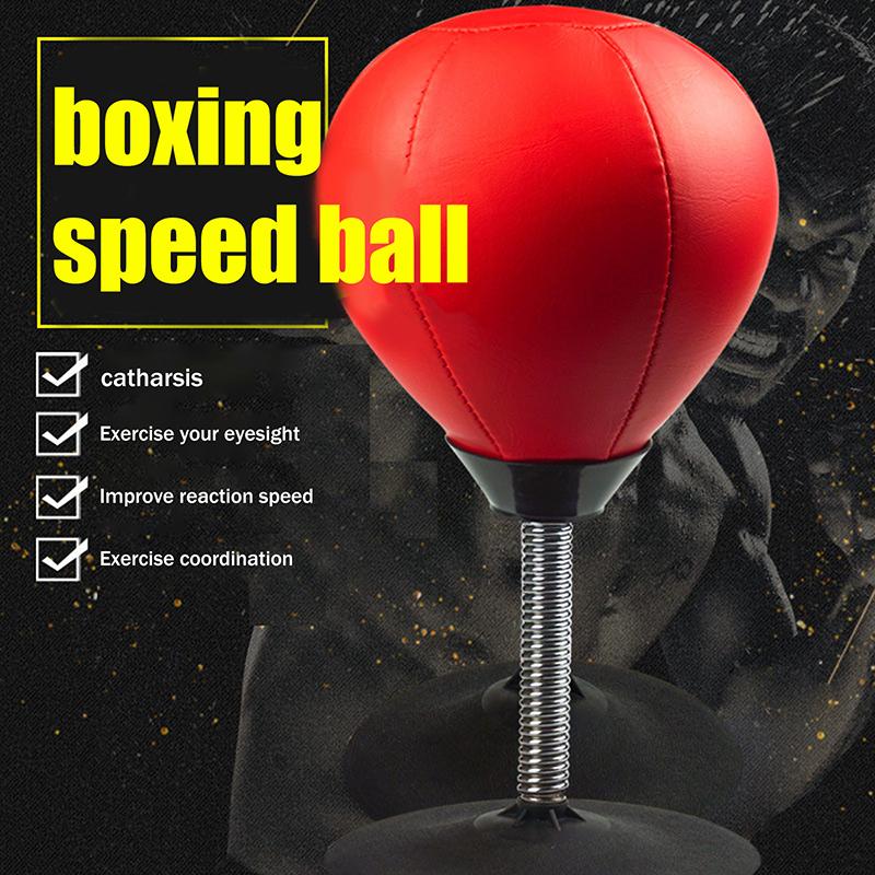 Desktop Boxing Ball Have Suction Cup Desk Punching Bag Boxing Equipment Kids And Adults Stress Relief Boxing Practice Exercise
