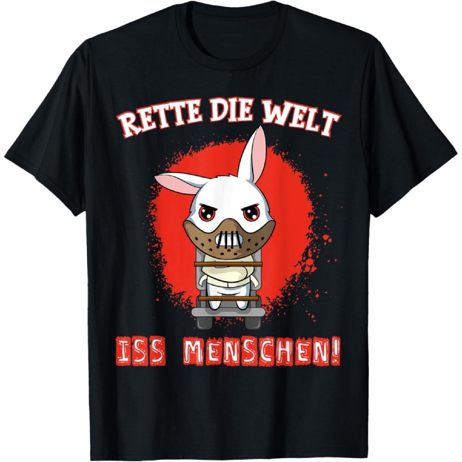 Спаси Мир Сарказм Люди Кролик Веганы Футболка S