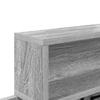 Wall Mounted Nightstand Grey Sonoma 100 x 12 x 43.5 cm