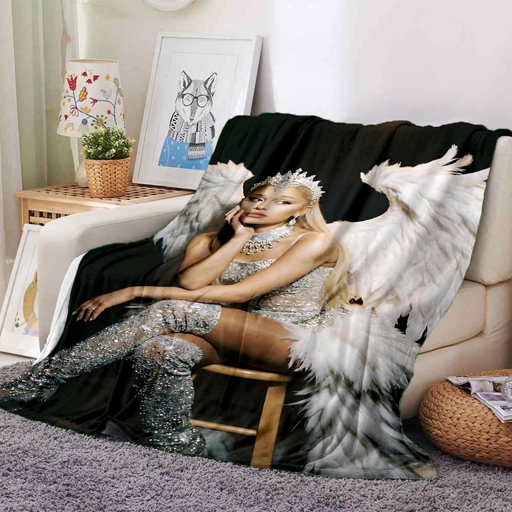 Angel Silver Wings Blanket Soft Throw Blanket For Home Bedroom Bed Sofa Travel Office Solid Christmas Blanket