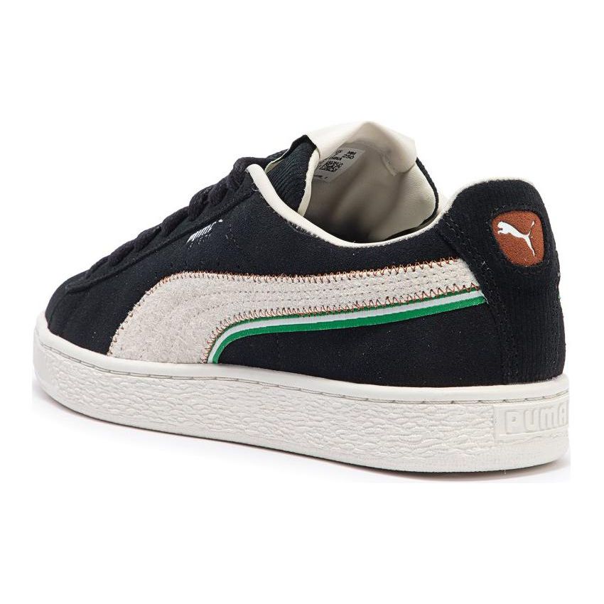 Puma Suede For The Fanbase - Black Warm White Unisex Sneakers 397266-02