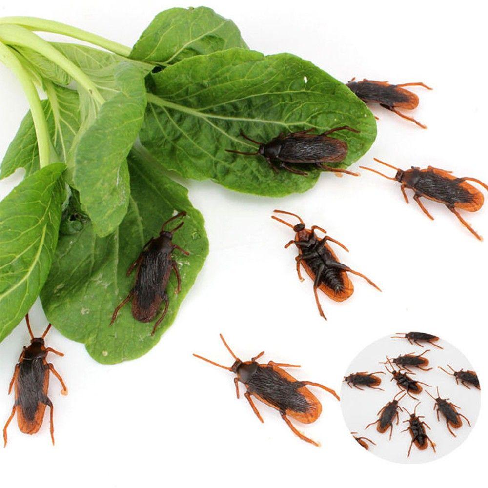 Special Model Funny Toys  Halloween Fake Roaches Joke Cockroach Shape Toy Lifelike Blackbeetle