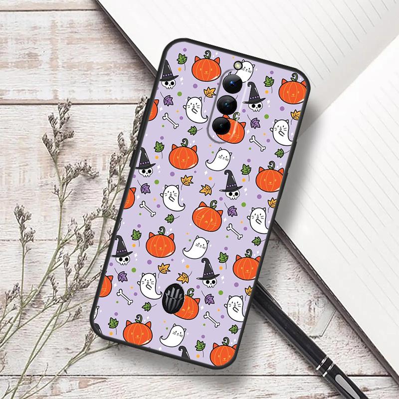Halloween Pumpkin Horror Case For ZTE Nubia Red Magic 7S 6S 7 Pro RedMagic 10 Air 8S 9S 10S 8 9 10 11 Pro Plus Funda