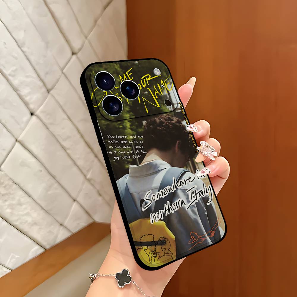 C-Call Me By Your Names Phone Case Black That Fits For IPhone 17,16,15,11,13,14 Pro Max,Plus,X,Xr,Xs Max,13Mini
