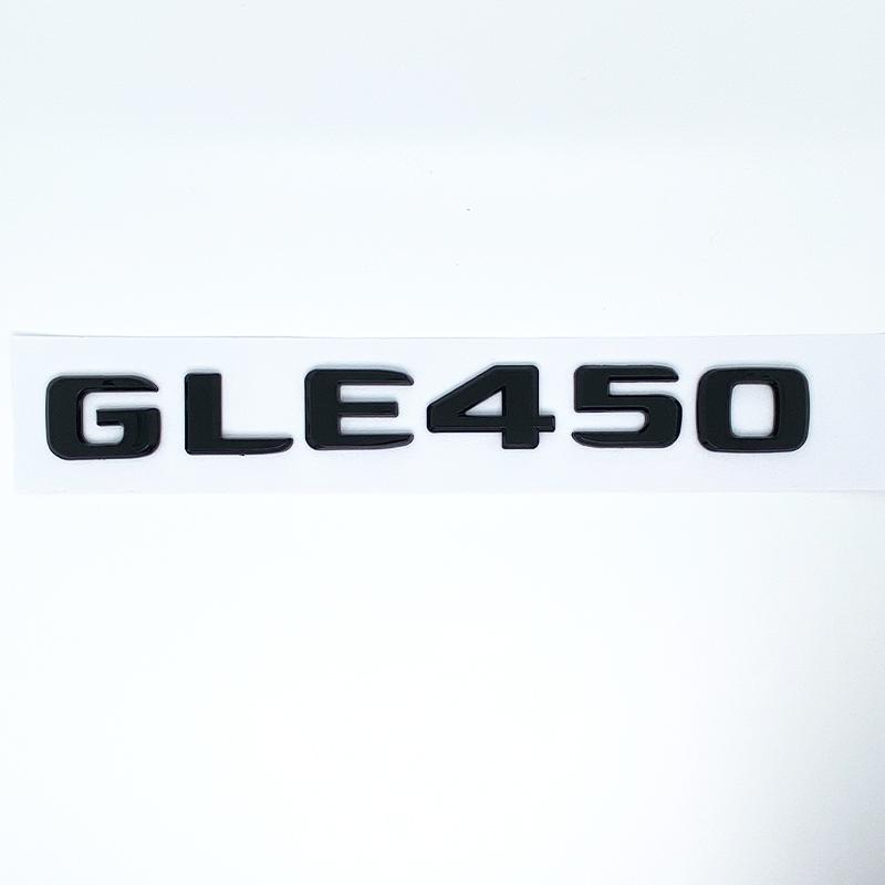Letters Emblem Badge for Mercedes Benz GLE250d GLE300d GLE350d GLE400 GLE450 4Matic Car Styling Trunk Nameplate Sticker