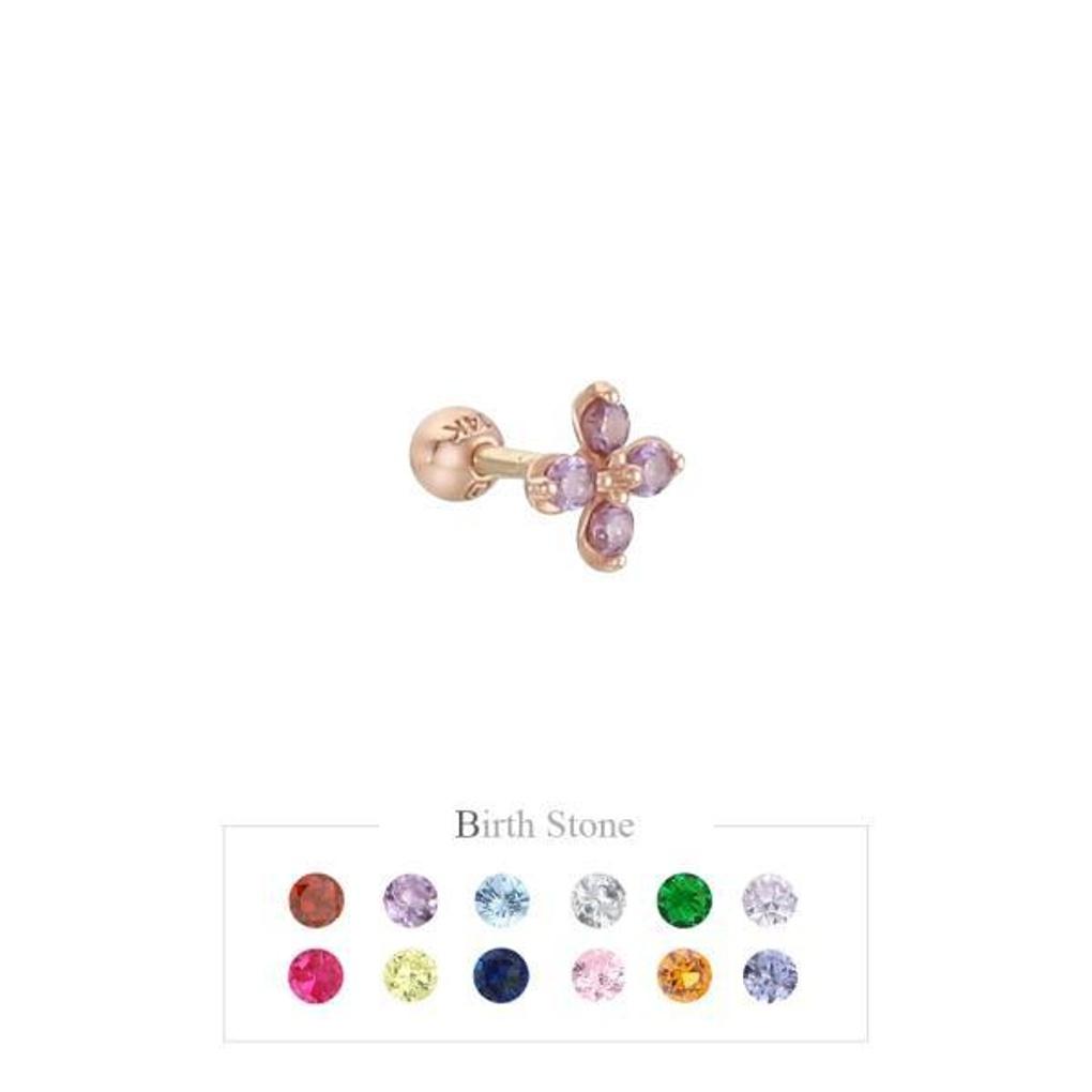 

LLOYD Flower Birthstone 14k Piercing LPFG4017G White gold (WG)