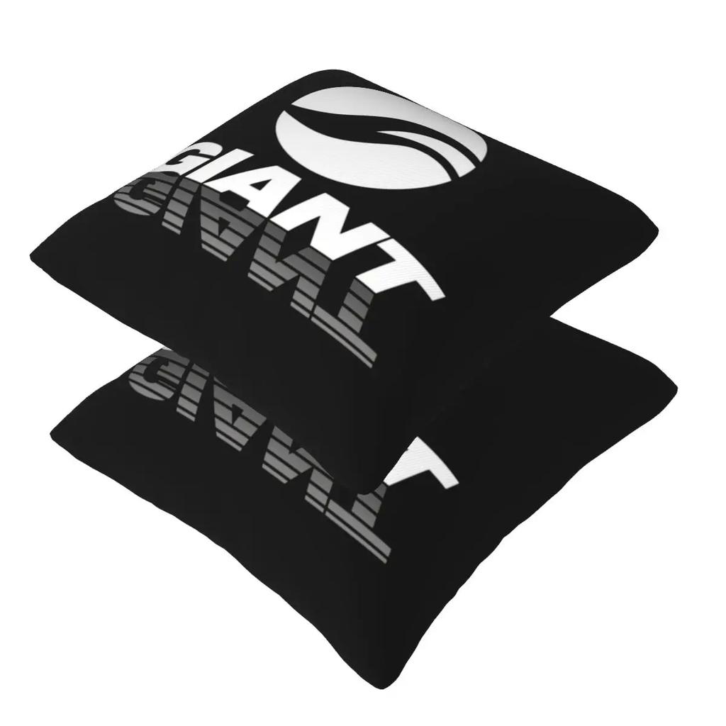 Giant-Bike 2 Pcs Square Pillowcase Pillow Cover Cushion Decor Comfort Throw Pillow For Home Sofa