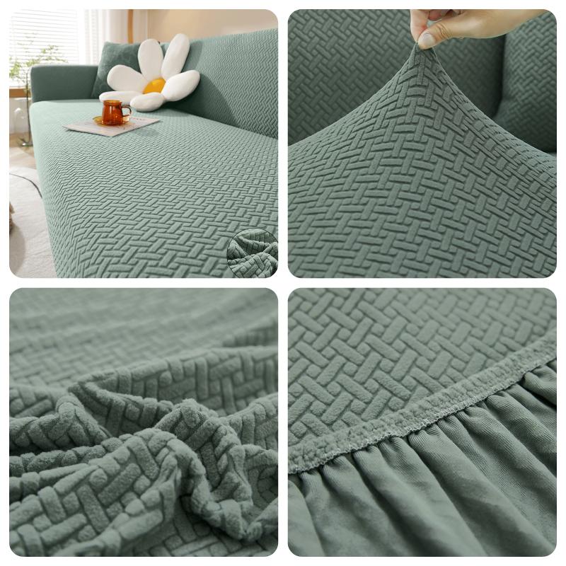 Žakárové elastické potahy na pohovku do obývacího pokoje Potah na pohovku Chránič na křeslo Potahy na pohovku Home Decor 1 /2 /3 /4 Sedák ve tvaru L