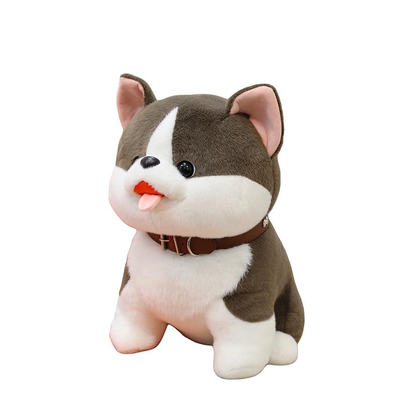 Trendy Plush Fortune Dog Doll - Cute Children's Rag Doll and Pet Ornament
