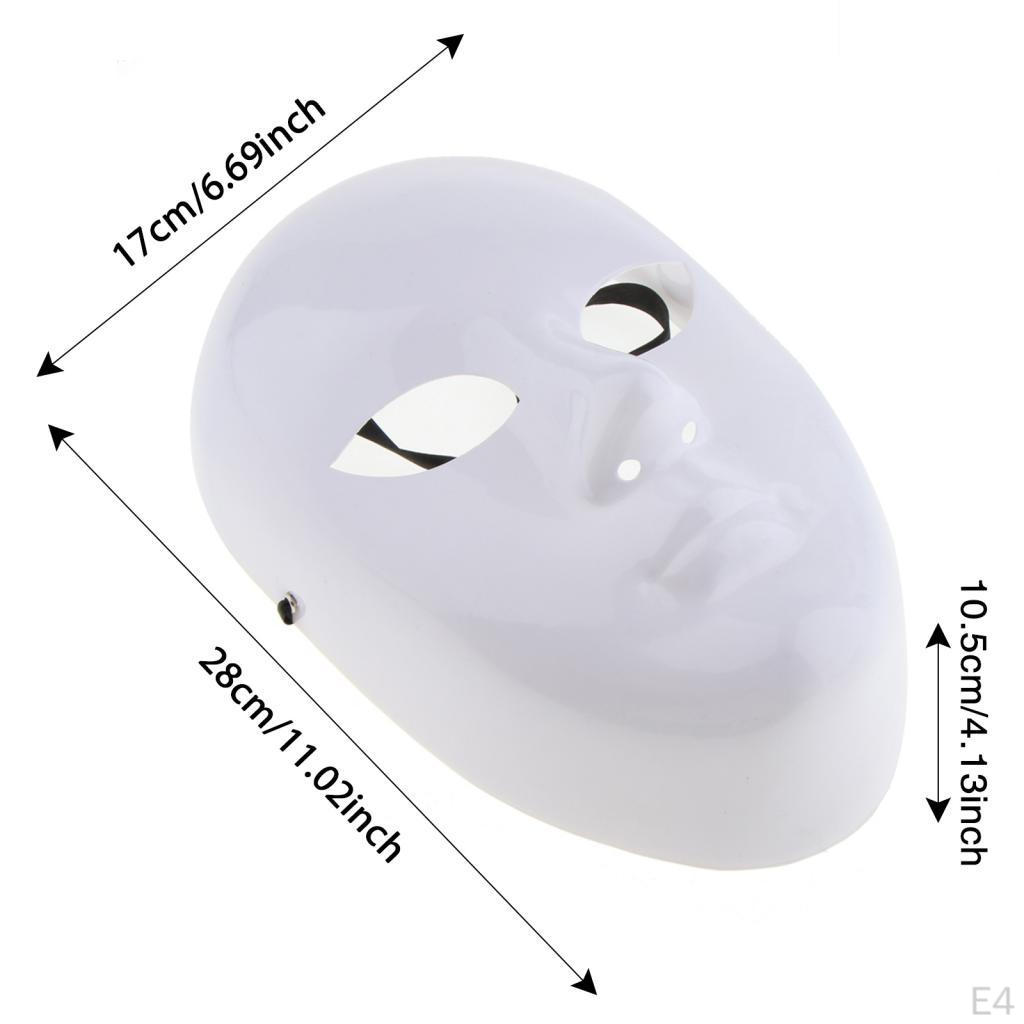 Mask White Cosplay In Masquerade For Costume