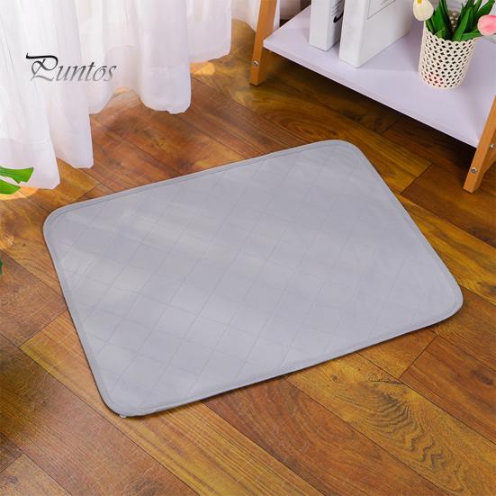 Pet Pee Pad Machine Washable Water Absorbent Anti-slip Leakproof Waterproof Reusable Dog Puppy Potty Training Whelping Mat Pet Supplies
