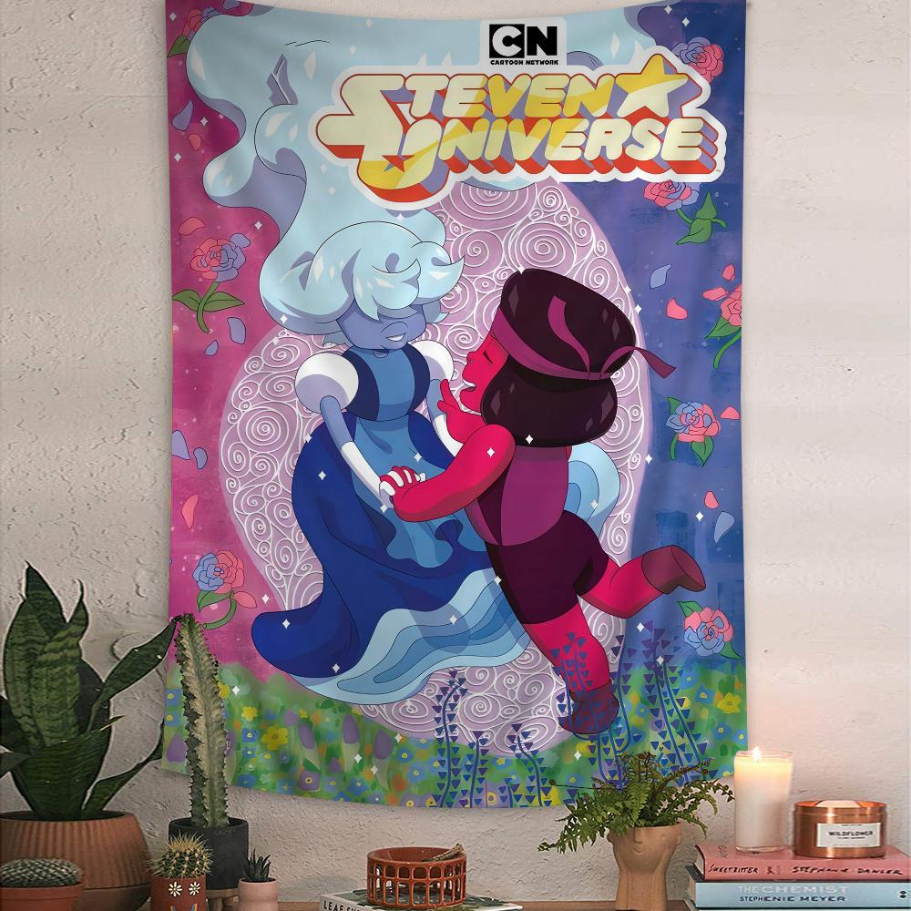Cartoon Network S-Steven U-Universe Arazzo Stampa Artistica Arte Fantascienza Stanza Arredamento Casa Arte da Parete Decorazione
