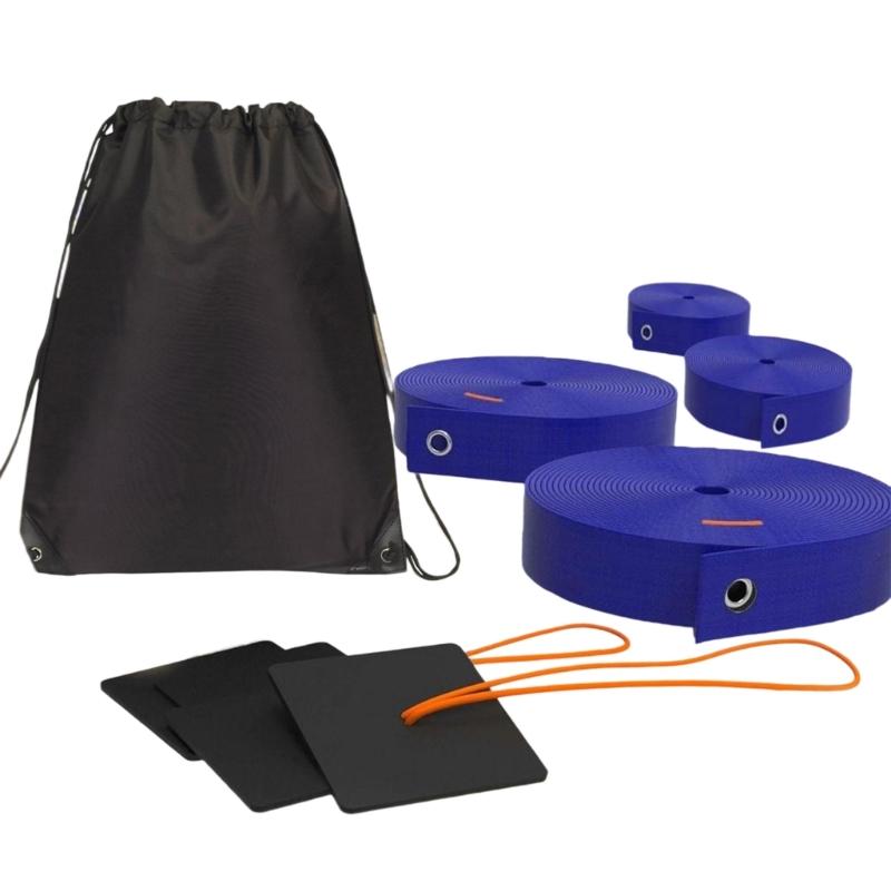 Professional Outdoor Volleyballs Courts Marker Regulable Boundaries Line With Sand Anchors Net Bag Official Size