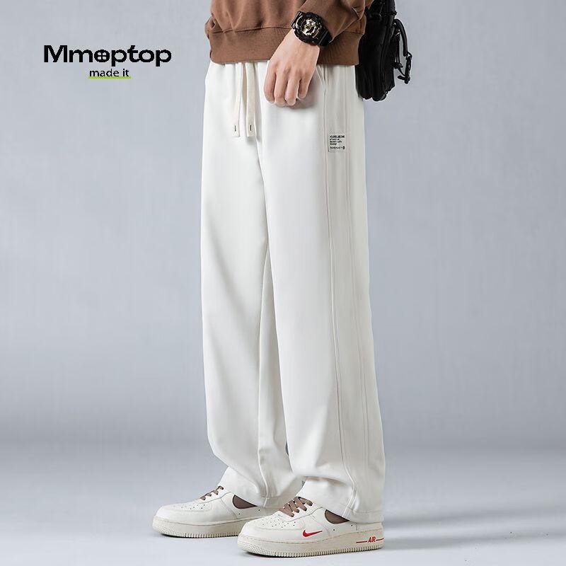 MMOPTOP Men's Loose Straight Leg Casual Pants CJ01