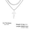 Lucktune Lotus OM Yoga Chakra Symbol Pendant Necklace Women Stainless Steel Buddhism Hindu Amulet Chain Necklace Jewelry Gift
