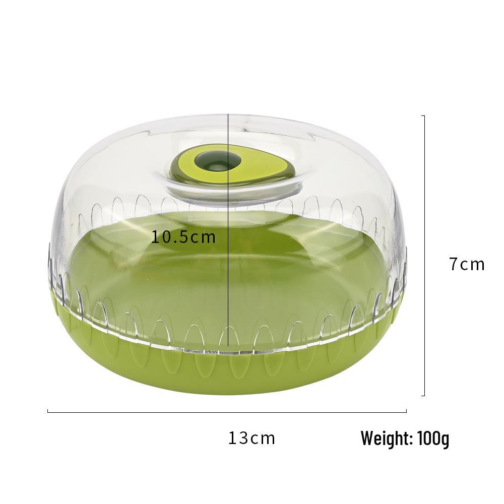 AS Fruit & Veggie Fresh-Keeping Sealed Storage Box - Plastic Food Container for Avocados, Lemons, and More