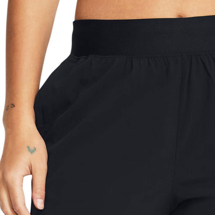 Under Armour Armour Sport Solid High-Waisted Training Woven Pants Women Pants Black 1383315-001