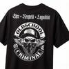 Unisex Gothic Streetwear Ist Vielseitig Unisexs T-Shirts Streetwear Marke Damen T-Shirts, Die Vielseitig Sind Luxuriöse Unisex Kleidung