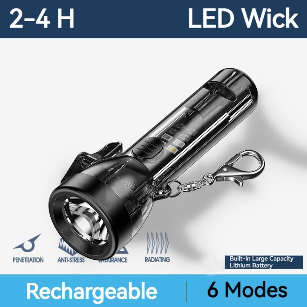 Portable Mini Keychain Flashlight 80 Lumen Small Flashlight Pocket LED Flashlight  Inspection