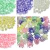 Fashion 20PCS 8.5*11mm Acrylic Imitation Pearl Color Elegant Creative Hair Accessories New DIY Hairpin Flower Colorful