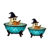 Ghost Bubble Bath Lamp Halloween Ghost Night Light Color-Changing Ghost-Themed Bathtub Accent Lamp for Bathroom Decor