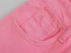 Jeans rosa petite a vita alta stile coreano a gamba larga - Estivo da donna vestibilità ampia