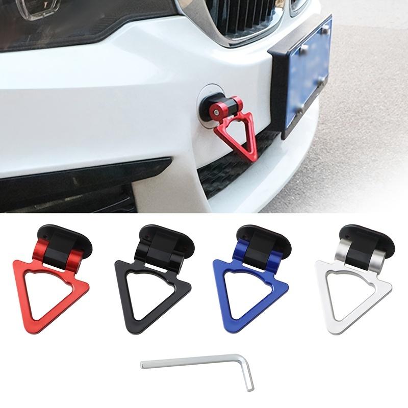 Triangle Car Tow Hook Sticker ABS Rear Bumper Trailer Auto Decorative Accessory General Purpose Trim Car Stickers Personality
