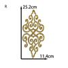 Gold Silver Floral Embroidery Cloth Patches Versatile Use DIY Craft Accessories for Stage Costume Home Textile Decor