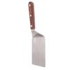 Frying Spatula Wood Handle Stainless Steel Multifunctional Shovel for Barbecue Grill Kitchen Cooking